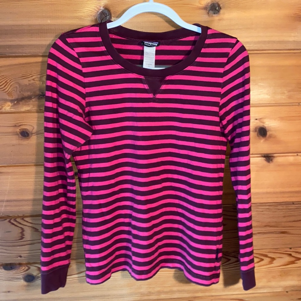 Patagonia organic cotton striped shirt